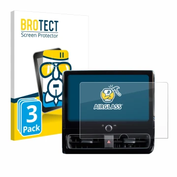 Parte frontale di una confezione del prodotto con il logo del marchio BROTECT. Accanto è raffigurato il dispositivo Toyota Yar