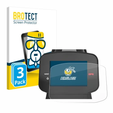 Parte frontale di una confezione del prodotto con il logo del marchio BROTECT. Accanto è raffigurato il dispositivo PowaKaddy 