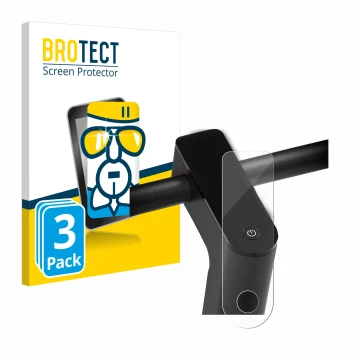 Parte frontale di una confezione del prodotto con il logo del marchio BROTECT. Accanto è raffigurato il dispositivo Xiaomi Mi 