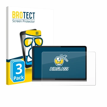 Parte frontale di una confezione del prodotto con il logo del marchio BROTECT. Accanto è raffigurato il dispositivo Lenovo Tab