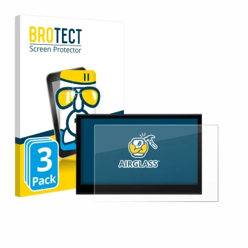 Parte frontale di una confezione del prodotto con il logo del marchio BROTECT. Accanto è raffigurato il dispositivo Wacom Movi