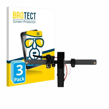 Parte frontale di una confezione del prodotto con il logo del marchio BROTECT. Accanto è raffigurato il dispositivo Xiaomi Mi 