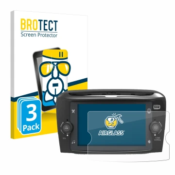 Parte frontale di una confezione del prodotto con il logo del marchio BROTECT. Accanto è raffigurato il dispositivo Lancia Yps