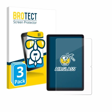 Parte frontale di una confezione del prodotto con il logo del marchio BROTECT. Accanto è raffigurato il dispositivo Doogee T10