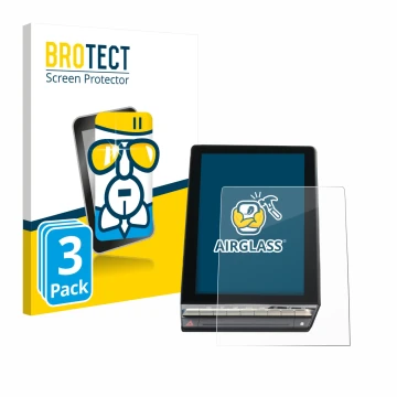 Parte frontale di una confezione del prodotto con il logo del marchio BROTECT. Accanto è raffigurato il dispositivo Renault Ca