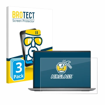 Parte frontale di una confezione del prodotto con il logo del marchio BROTECT. Accanto è raffigurato il dispositivo Dell Preci