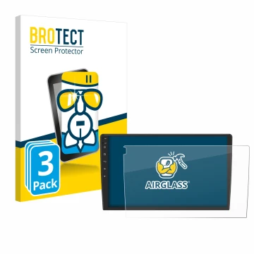 Parte frontale di una confezione del prodotto con il logo del marchio BROTECT. Accanto è raffigurato il dispositivo Eonon ua12