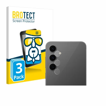 Parte frontale di una confezione del prodotto con il logo del marchio BROTECT. Accanto è raffigurato il dispositivo Samsung Ga