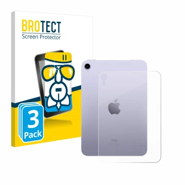 Parte frontale di una confezione del prodotto con il logo del marchio BROTECT. Accanto è raffigurato il dispositivo Apple iPad