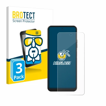 Parte frontale di una confezione del prodotto con il logo del marchio BROTECT. Accanto è raffigurato il dispositivo Hotwav Not