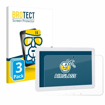 Parte frontale di una confezione del prodotto con il logo del marchio BROTECT. Accanto è raffigurato il dispositivo Amazon Ech