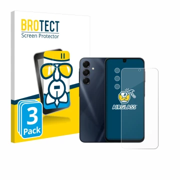 Parte frontale di una confezione del prodotto con il logo del marchio BROTECT. Accanto è raffigurato il dispositivo Samsung Ga