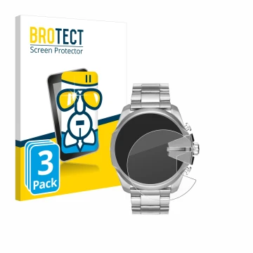 Parte frontale di una confezione del prodotto con il logo del marchio BROTECT. Accanto è raffigurato il dispositivo Diesel Meg
