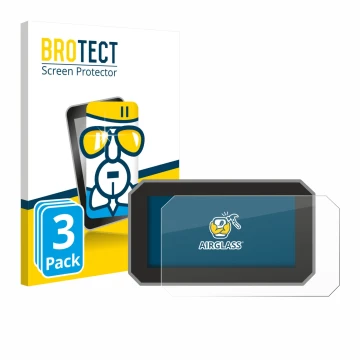 Parte frontale di una confezione del prodotto con il logo del marchio BROTECT. Accanto è raffigurato il dispositivo Suzuki V-S