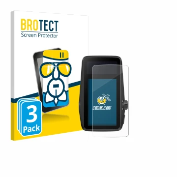 Parte frontale di una confezione del prodotto con il logo del marchio BROTECT. Accanto è raffigurato il dispositivo Coros Dura