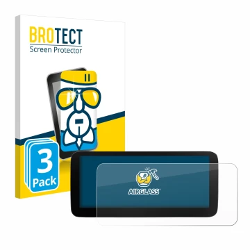 Parte frontale di una confezione del prodotto con il logo del marchio BROTECT. Accanto è raffigurato il dispositivo Xtrons B0C