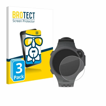 Parte frontale di una confezione del prodotto con il logo del marchio BROTECT. Accanto è raffigurato il dispositivo myFirst Fo