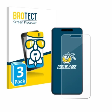 Parte frontale di una confezione del prodotto con il logo del marchio BROTECT. Accanto è raffigurato il dispositivo Oukitel P1