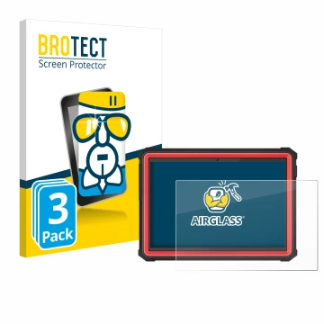 Parte frontale di una confezione del prodotto con il logo del marchio BROTECT. Accanto è raffigurato il dispositivo Launch X-4