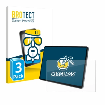 Parte frontale di una confezione del prodotto con il logo del marchio BROTECT. Accanto è raffigurato il dispositivo Terra Pad 