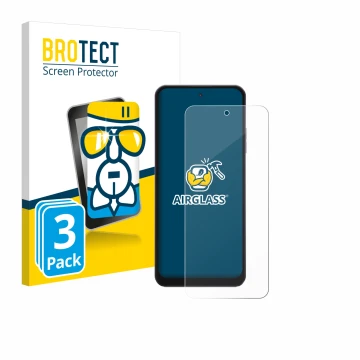 Parte frontale di una confezione del prodotto con il logo del marchio BROTECT. Accanto è raffigurato il dispositivo Hotwav Not