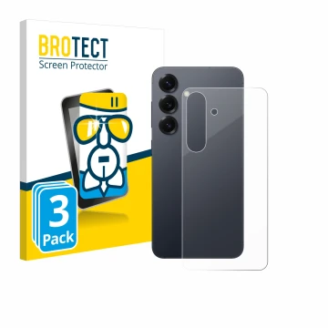 Parte frontale di una confezione del prodotto con il logo del marchio BROTECT. Accanto è raffigurato il dispositivo Samsung Ga