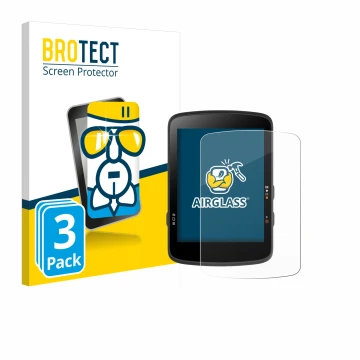 Parte frontale di una confezione del prodotto con il logo del marchio BROTECT. Accanto è raffigurato il dispositivo Bryton Rid