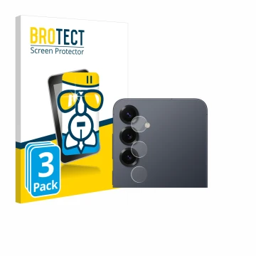 Parte frontale di una confezione del prodotto con il logo del marchio BROTECT. Accanto è raffigurato il dispositivo Samsung Ga