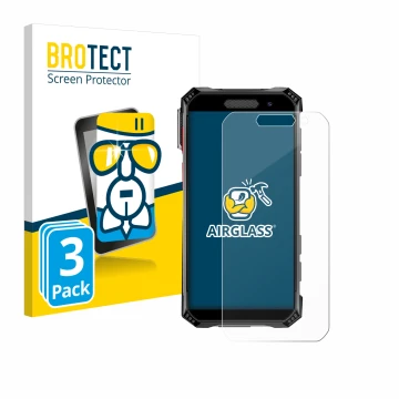 Parte frontale di una confezione del prodotto con il logo del marchio BROTECT. Accanto è raffigurato il dispositivo Soyes S10 