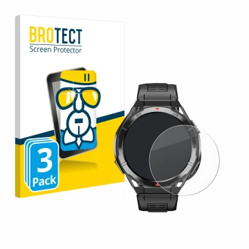Parte frontale di una confezione del prodotto con il logo del marchio BROTECT. Accanto è raffigurato il dispositivo Oukitel BT