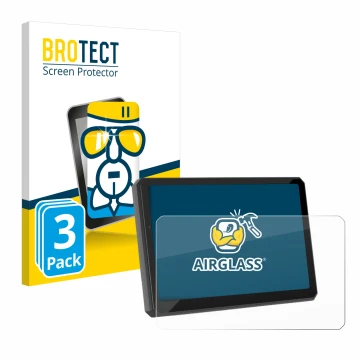 Parte frontale di una confezione del prodotto con il logo del marchio BROTECT. Accanto è raffigurato il dispositivo Carpuride 