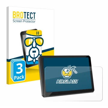 Parte frontale di una confezione del prodotto con il logo del marchio BROTECT. Accanto è raffigurato il dispositivo Carpuride 