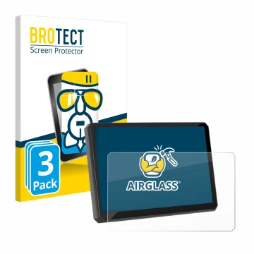 Parte frontale di una confezione del prodotto con il logo del marchio BROTECT. Accanto è raffigurato il dispositivo Carpuride 