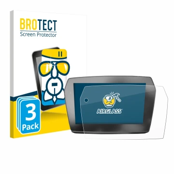 Parte frontale di una confezione del prodotto con il logo del marchio BROTECT. Accanto è raffigurato il dispositivo Voge 525DS