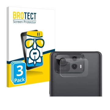 Parte frontale di una confezione del prodotto con il logo del marchio BROTECT. Accanto è raffigurato il dispositivo ASUS ZenFo