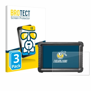 Parte frontale di una confezione del prodotto con il logo del marchio BROTECT. Accanto è raffigurato il dispositivo iCarsoft C