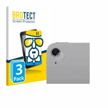 Parte frontale di una confezione del prodotto con il logo del marchio BROTECT. Accanto è raffigurato il dispositivo Apple iPad