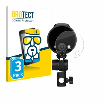 Parte frontale di una confezione del prodotto con il logo del marchio BROTECT. Accanto è raffigurato il dispositivo Profoto A2