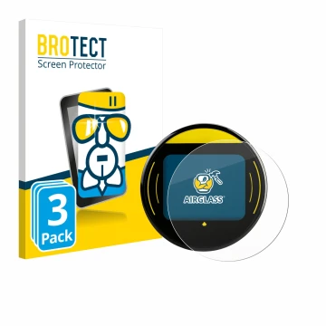 Parte frontale di una confezione del prodotto con il logo del marchio BROTECT. Accanto è raffigurato il dispositivo Nayax Onyx