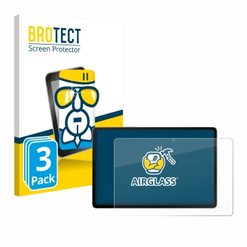 Parte frontale di una confezione del prodotto con il logo del marchio BROTECT. Accanto è raffigurato il dispositivo Samsung Ga