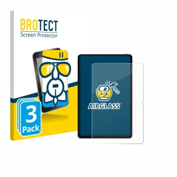 Parte frontale di una confezione del prodotto con il logo del marchio BROTECT. Accanto è raffigurato il dispositivo Xiaomi POC