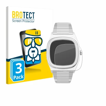 Parte frontale di una confezione del prodotto con il logo del marchio BROTECT. Accanto è raffigurato il dispositivo Timex Reis
