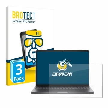 Parte frontale di una confezione del prodotto con il logo del marchio BROTECT. Accanto è raffigurato il dispositivo Dell Pro 1