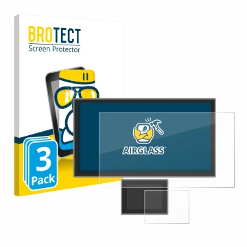 Parte frontale di una confezione del prodotto con il logo del marchio BROTECT. Accanto è raffigurato il dispositivo Icom IC-77