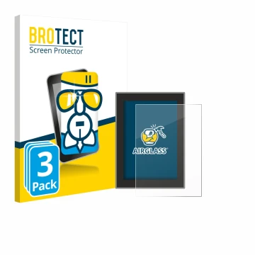 Parte frontale di una confezione del prodotto con il logo del marchio BROTECT. Accanto è raffigurato il dispositivo Volvo XC60