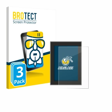 Parte frontale di una confezione del prodotto con il logo del marchio BROTECT. Accanto è raffigurato il dispositivo Volvo XC90