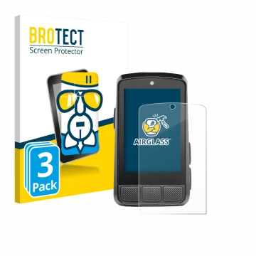 Parte frontale di una confezione del prodotto con il logo del marchio BROTECT. Accanto è raffigurato il dispositivo Wahoo Elem