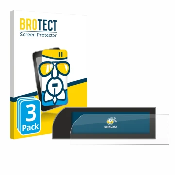 Parte frontale di una confezione del prodotto con il logo del marchio BROTECT. Accanto è raffigurato il dispositivo Porsche 91