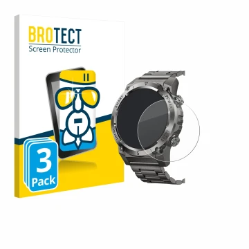 Parte frontale di una confezione del prodotto con il logo del marchio BROTECT. Accanto è raffigurato il dispositivo Naixues 55