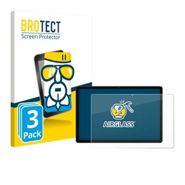 Parte frontale di una confezione del prodotto con il logo del marchio BROTECT. Accanto è raffigurato il dispositivo Blackview 